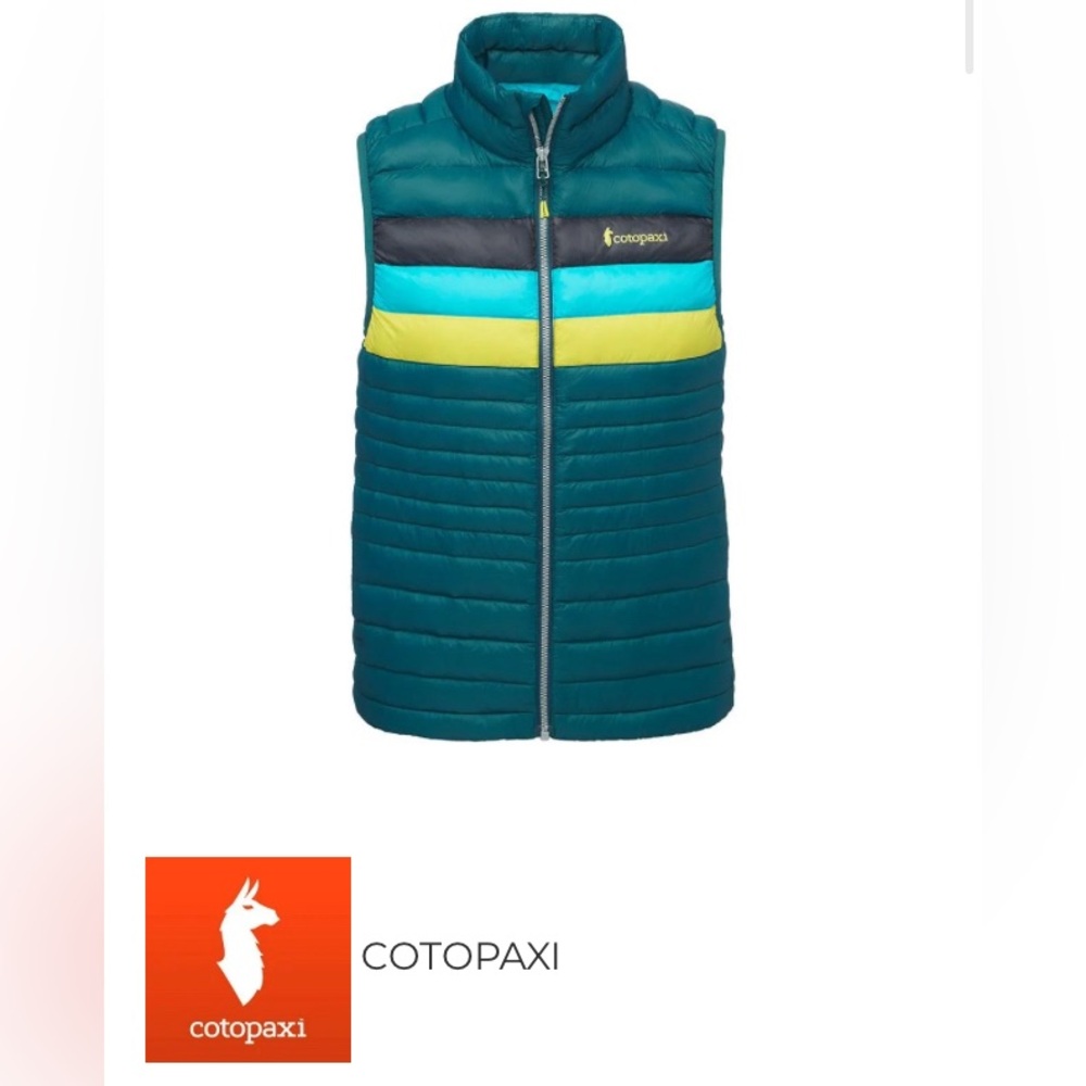 Cotopaxi women’s forest green vest, M